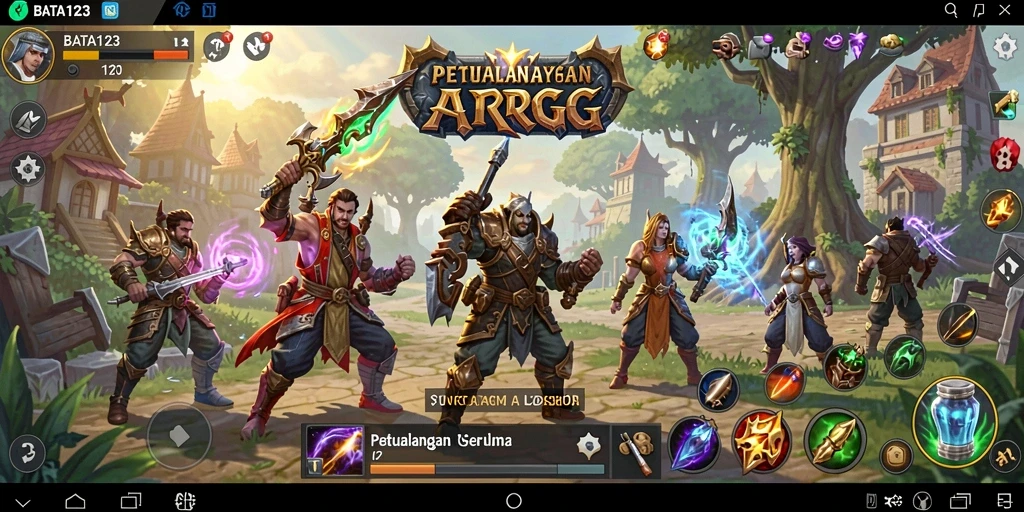 Gameplay BATA123 menampilkan petualangan seru dan pertempuran mendebarkan.