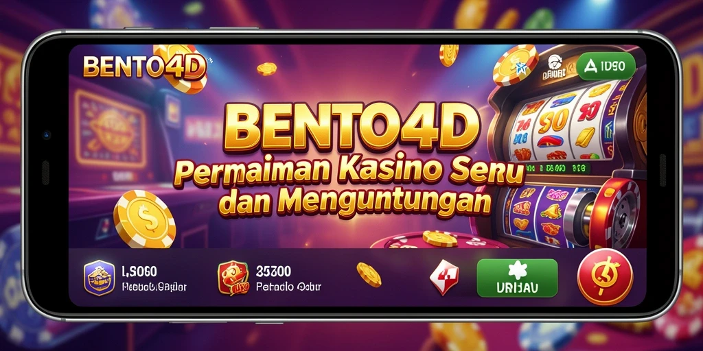 Screenshot gameplay BENTO4D yang menampilkan suasana Kasino yang seru.