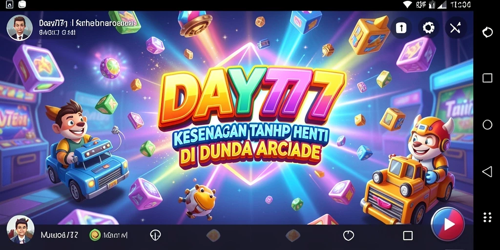 Tampilan gameplay yang seru dan penuh warna dari DAY777.