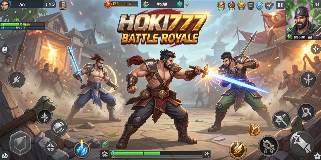 Tampilan utama gameplay HOKI777 yang menegangkan dan menarik.