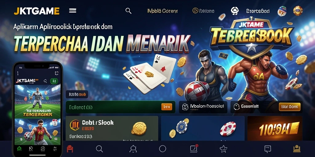 Tampilan gameplay interaktif aplikasi Sportsbook JKTGAME.