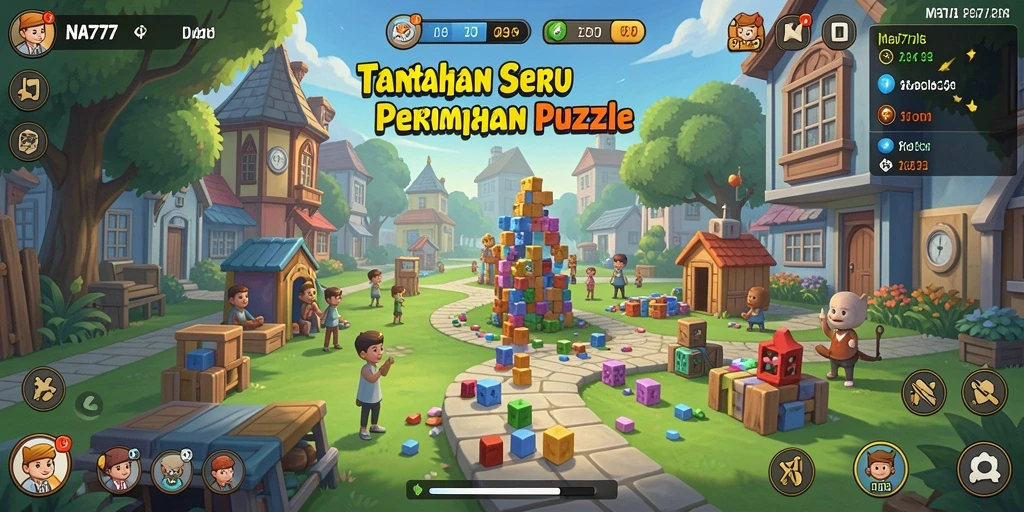Gameplay NA777 yang mengasyikkan dalam menyelesaikan teka-teki Puzzle.