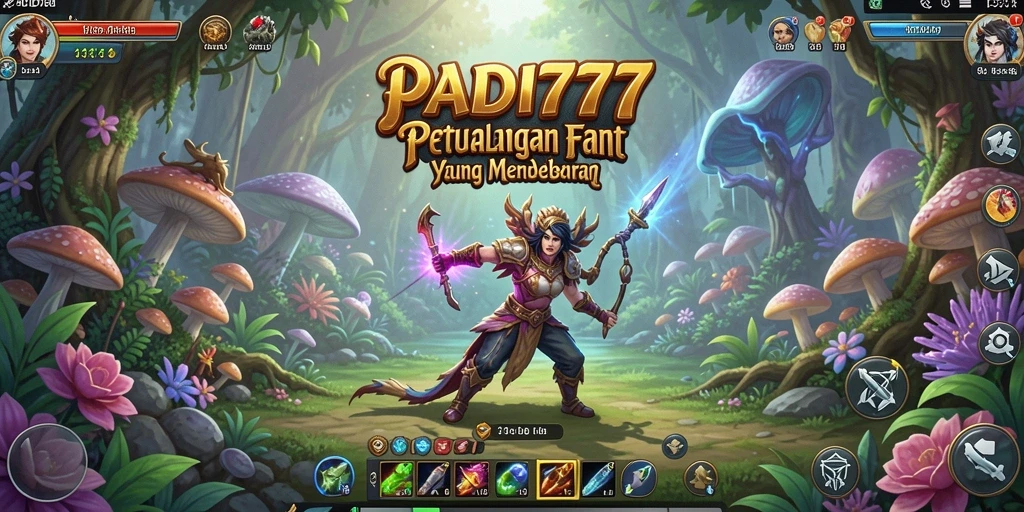 Screenshot PADI777 menampilkan aksi seru dalam mode pertarungan ARPG.