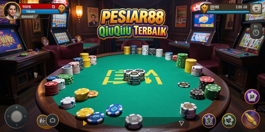 Tampilan gameplay QiuQiu yang seru di PESIAR88.