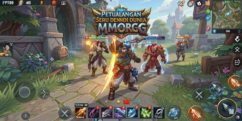 Gameplay seru di dunia MMORPG PT89 dengan petualangan yang mendebarkan.