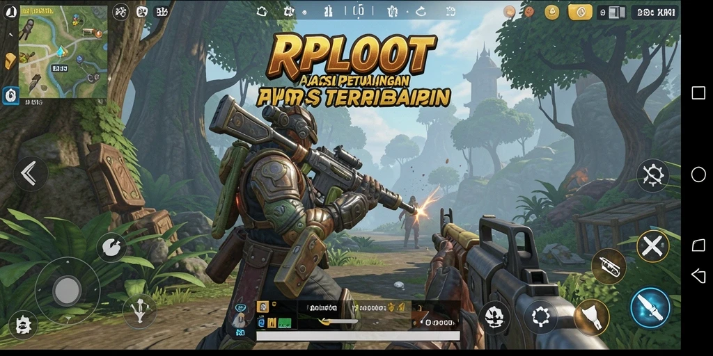Tangkapan layar menunjukkan aksi intens gameplay TPS di RPLOOT.