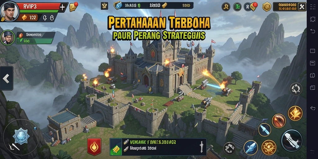 Gameplay epik dengan menara pertahanan yang strategis