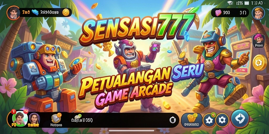 Tampilan seru gameplay SENSASI777 yang penuh aksi.